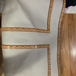 Tory Burch canvas t block satchel